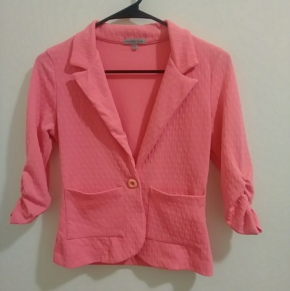 Hot Pink Blazer Charlotte Russe